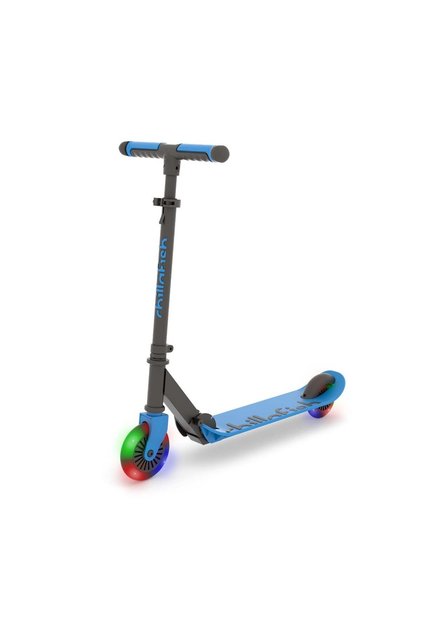 Trotineta pliabila cu 2 roti cu lumini, Chillafish, Flexxi Glow, Navy