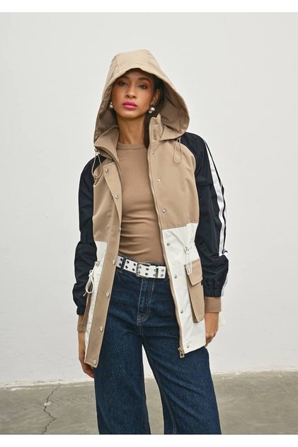 Trend Iconic Design Water Repellent Windproof Raincoat Jacket-Iconic -Water Repellent Raincoat