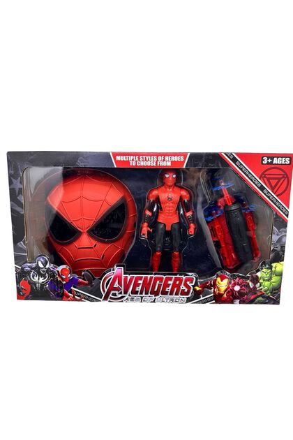 Set de figurine Spider-Man cu mască și accesorii