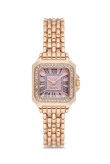 Women's Square Stone Minimal Wristwatch Tctsr008114S0536