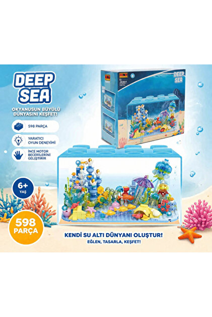 JOY SMART BLX JK8351 SEA DENİZALTI AKVARYUM - +6 YAŞ - 598 PARÇA