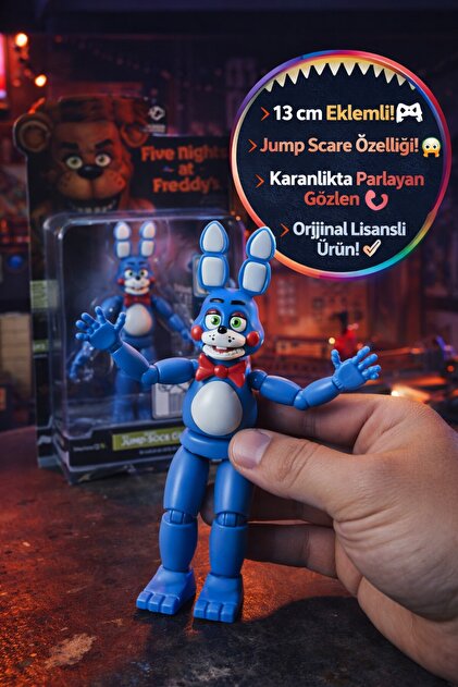 TOYFEST Five Nights at Freddy's Toy Bonnie Figür 13 cm Glow Işıklı