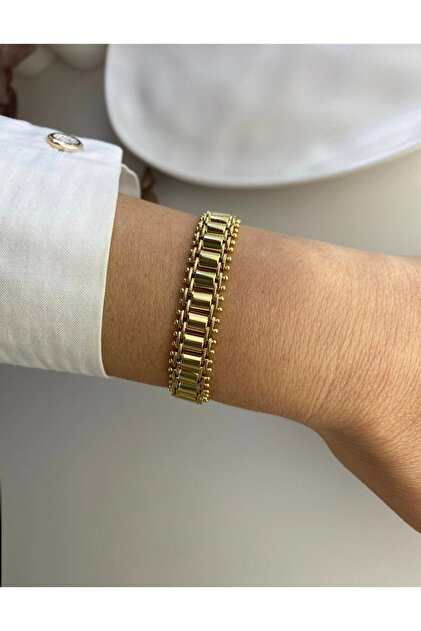 Xuping 14K Kaplama VIP Seri Gold Bileklik