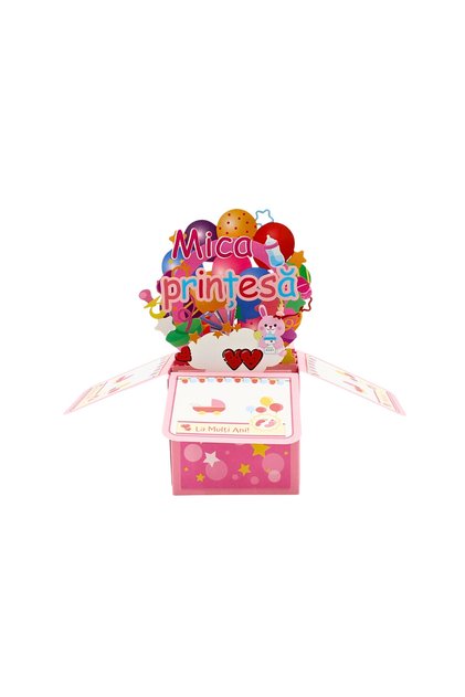 Decorațiune din hârtie Magic Pop-Ups Prințesă Mică