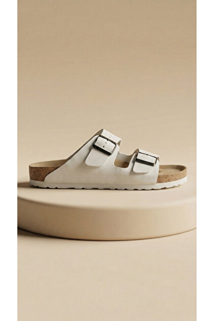 Orthopedic Sole Women's Double Buckle Slippers Daily Comfortable Summer Home and Outdoor Use