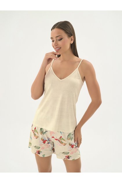 17575 Women's Thin Strap Shorts Set