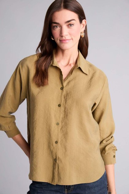 OverShirt Fit Modal Gömlek H7396AX26SP