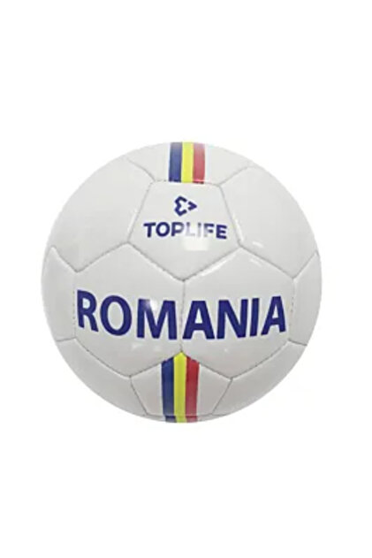 Minge de fotbal, mărimea 1, albă