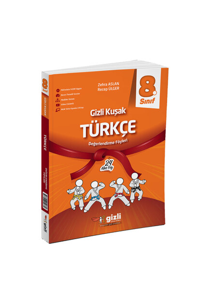 Gizli Yayınları 8. Sınıf Türkçe Gizli Kuşak Değerlendirme Föyleri