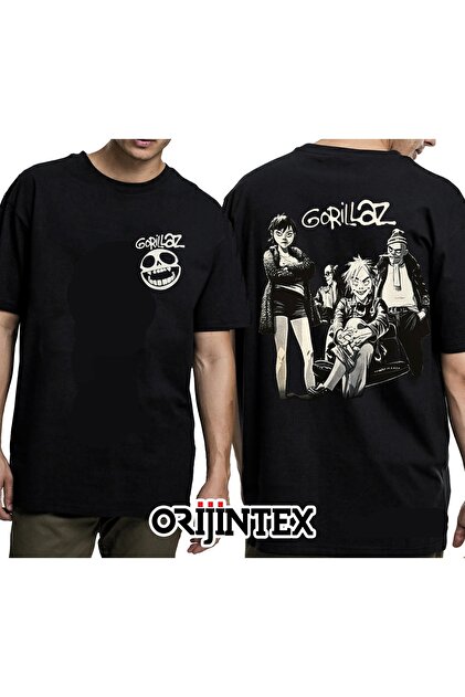 orijintex Three Days Grace Since 1992 Ön Arka Baskılı Unisex Siyah
