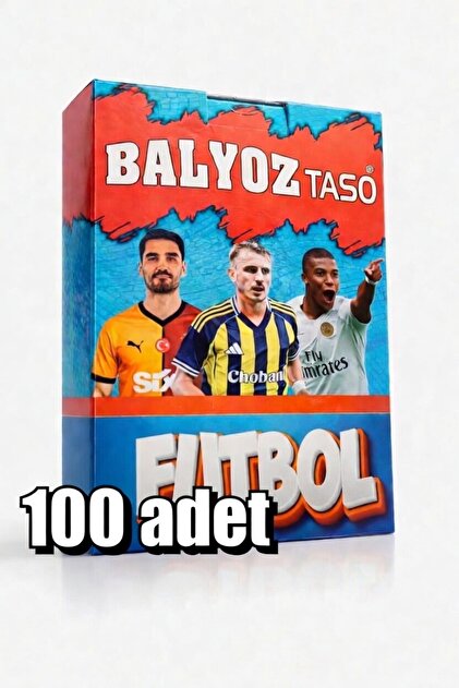 NURDAY Balyoz Futbol Taso Seti 100 Adet-Kalın Futbolcu Tasoları