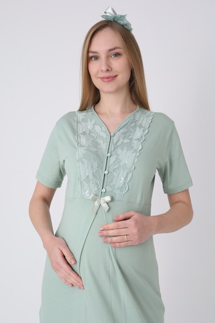 knee length dresses for ladies Short Sleeve Front Zip Dress - M main image 0