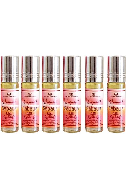 Al Rehab 6-Piece Sabaya Concentrated Perfume Oil 6ml