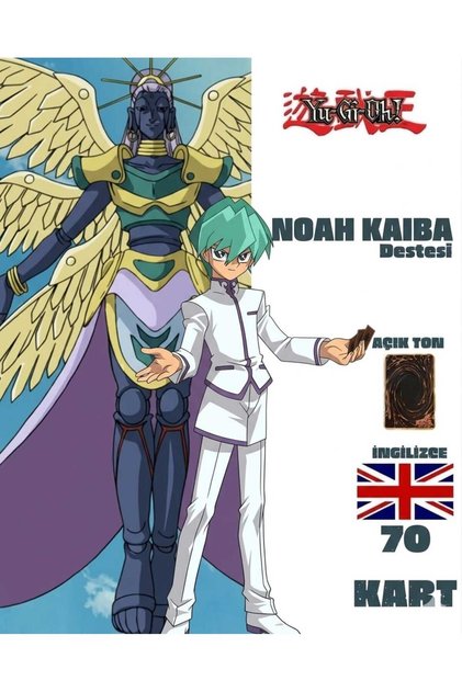İngilizce Noah Kaiba Destesi 70 Yugioh Kartı Yu-Gi-Oh!