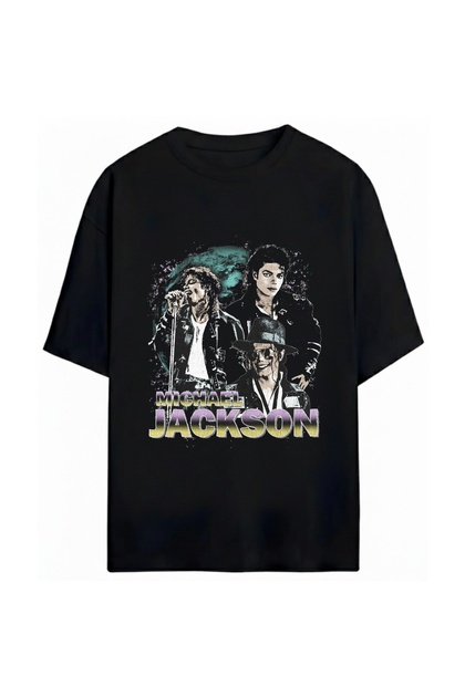 SVART WEAR Michael Jackson Unisex Oversize %100 Pamuklu T-Shirt