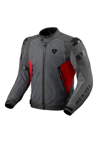 Control Air H2O Gray-Red 4 Season Motorcycle Jacket