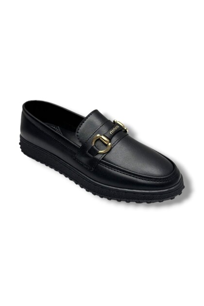 1091-26 Skin Leather Buckle Anatomical Sole Women's Ballerinas