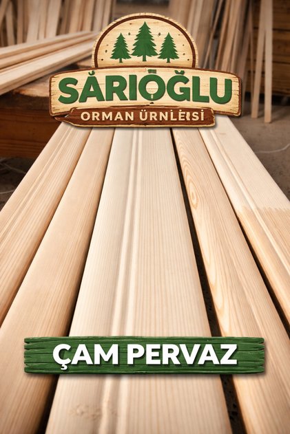 Çam Pervaz 6'lık 2.10m Kapı Pervazı
