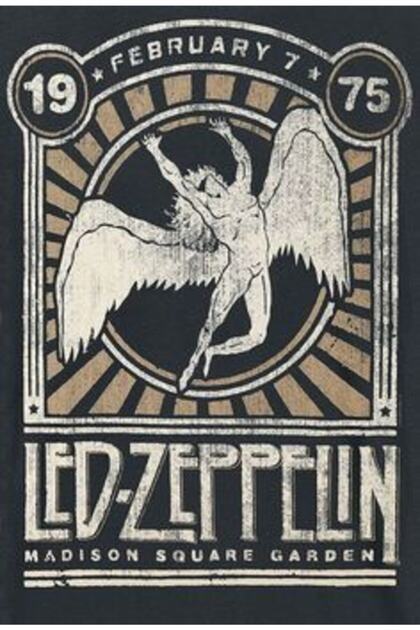 LED ZEPPELIN ポスター 大きめ Genel Markalar Led Zeppelin Temalı Dekoratif Poster Ahşap Retro