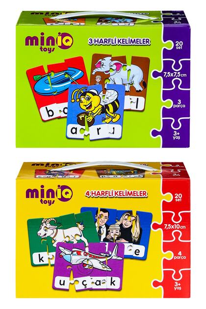 3 Letter Words + 4 Letter Words Set of 2 Educational Puzzle