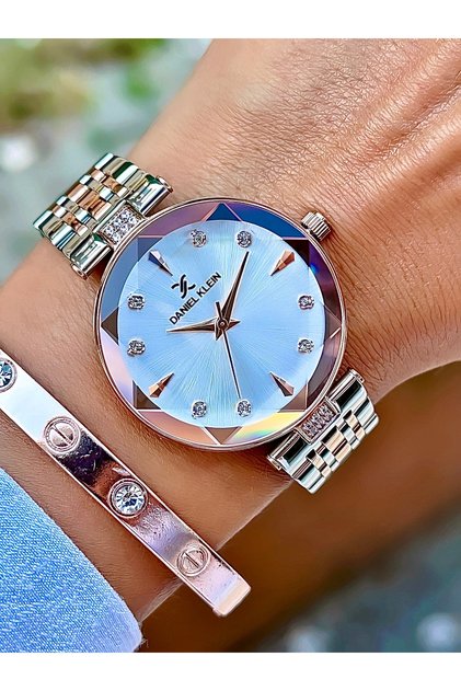 Cut Glass 3 Atm Water Resistant Steel Band Suitable for Daily Use Women's Wristwatch