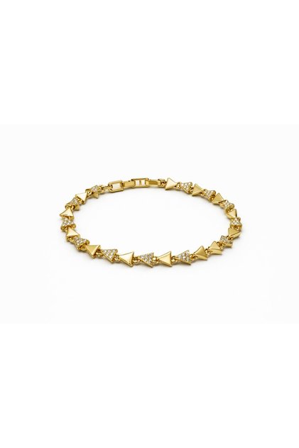 Gold Stone Steel Bracelet Women's Stylish Bracelet