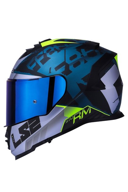 Storm 2 Sprınter Mat Siyah-gri-cobalt Kask