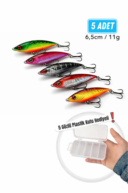 ⑤ハードルアー 11本セット DUO Rapala他 Arkhelais Rapala 6.5 cm 11 gr Yapay Balık Yemi 5'li Paket – Spin