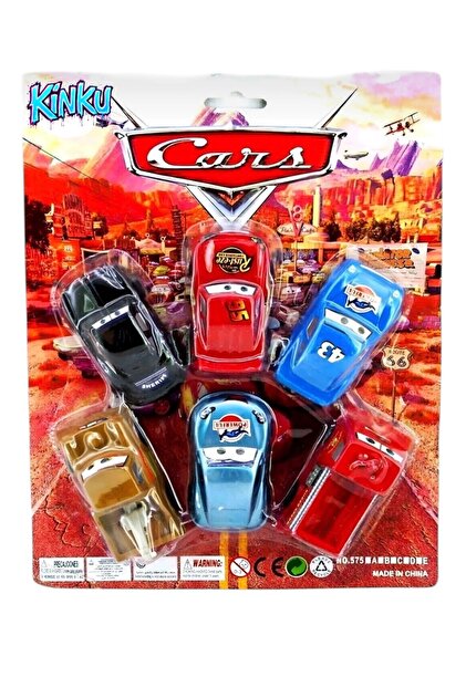 Numaca Şimşek Mcqueen Cars Araba Seti 6'lı Çek Bırak Plastik