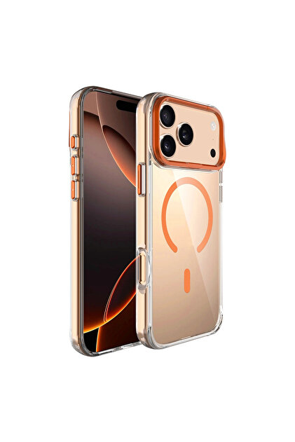 Zore Apple iPhone 17 Pro Max Kılıf M-safe Şarj Özellikli Airbagli