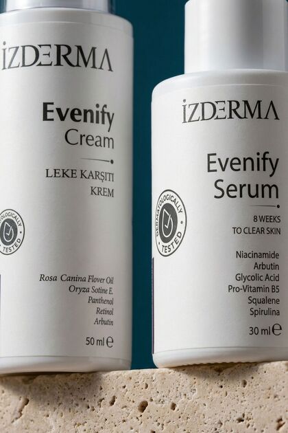 Ruby-Cell STEMBIOME エッセンス＆クリーム 2点セット izderma Evenify Leke Karşıtı Serum Ve Krem Seti - Fiyatı, Yorumları