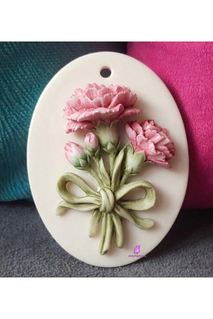 Marigold 7.4cm Hanging - Silicone Mold, Stone Powder and Soap Plaster Candle