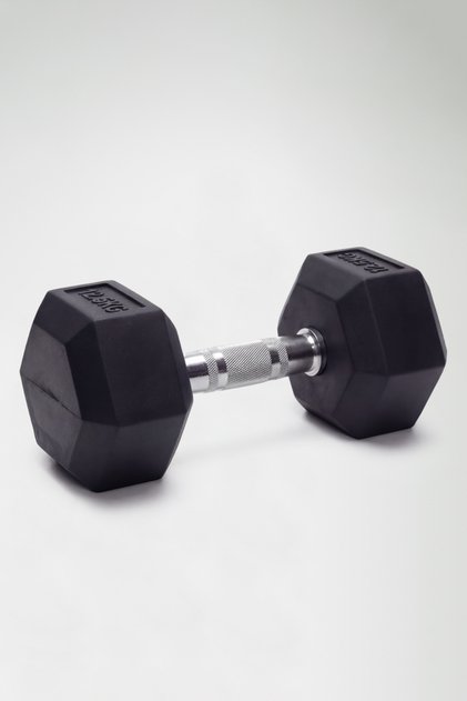 Metal Tutmalı Çelik Ağırlıklı Tekli Dambıl-KDB 12,5 Kg Tekli