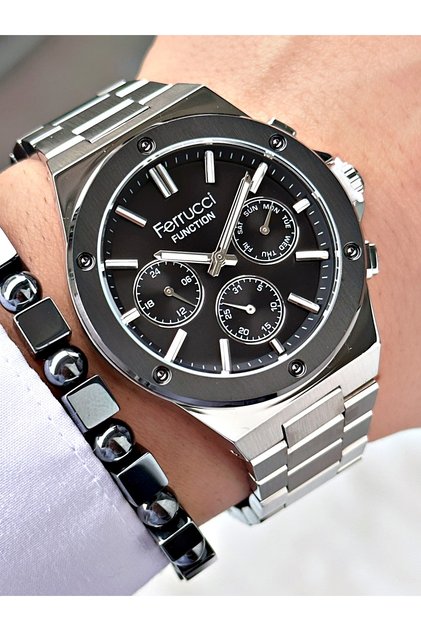 Original Men's Wristwatch with Calendar Function 3 Atm Water Resistance