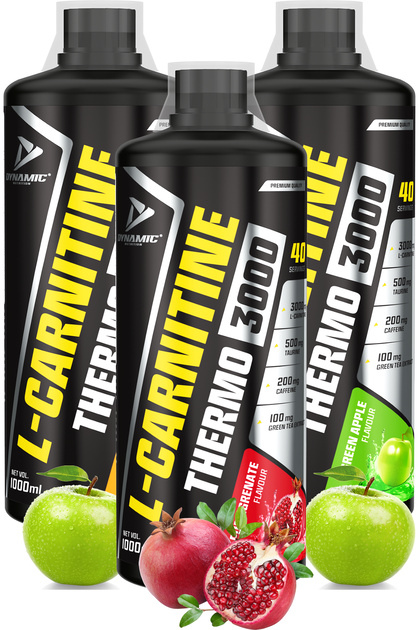 Dynamic Nutrition Thermo L-carnitine 3000 Mg X 3 Adet - 3000 ml - Leziz  Aromalar - 120 Servis - L-karnitin - Fiyat, Yorumlar