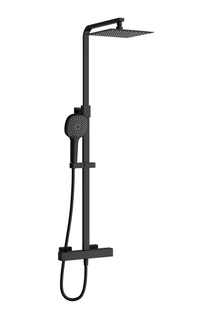 Artema Aquaheat A4720236 Bliss S 230 Duş Sitemi, Mat Siyah