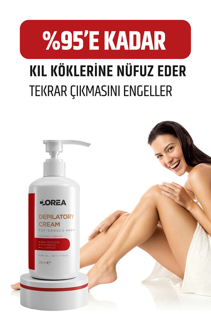 Clorea Lazer Etkili & Tüy Dökücü & Tüy Azaltıcı Krem Tüm Vücud