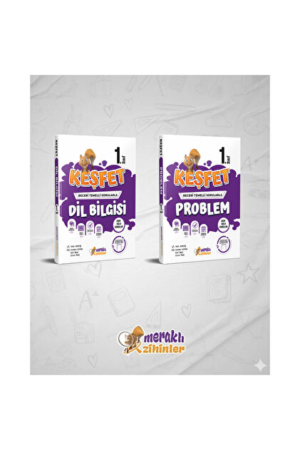 meraklı zihinler 1.SINIF KEŞFET DİL BİLGİSİ-PROBLEM [2'Lİ SET