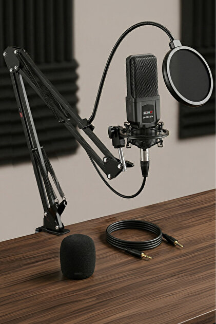 Midex Gm-Pro-ST Profesyonel Condenser Stüdyo Kayıt Mikrofon Paketi