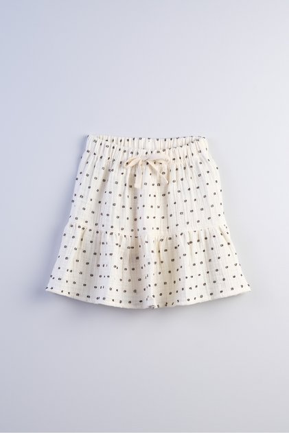 Muslin Girl's 2 Layer Skirt 100% Cotton