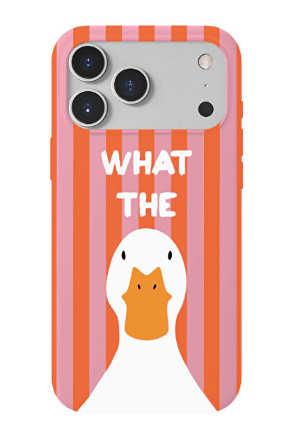 shoptocase iPhone 17 PRO MAX Uyumlu What The Duck Desenli İçi