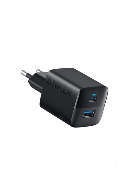 Φορτιστής ρεύματος 323, 33W, USB-C, USB-A Μαύρο
