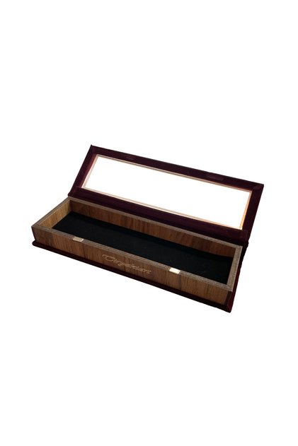 Tiryakiart Wooden Pen Holder Small Size Claret Red