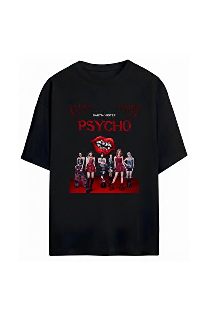 SVART WEAR Rami BabyMonster K-Pop Unisex Oversize %100 Pamuklu T