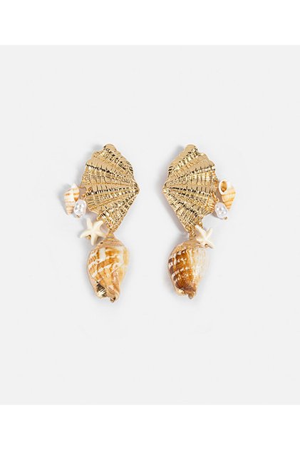 Sea Shell Dangle Earrings