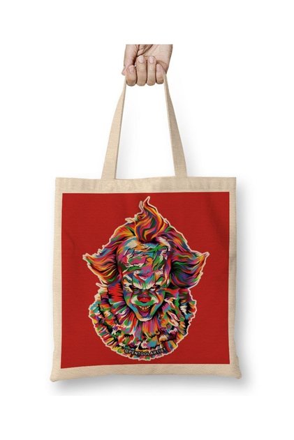 Pennywise The Colorful Version Tote Bag Long Handle