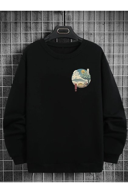 Totoro Digital Printed Crew Neck Oversize Unisex Sweatshirt Eyaxx Sportwear Company
