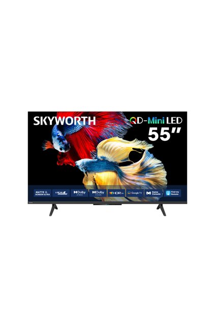 شاشة 55X6600H - 55 بوصة غير لامعة بتقنية QD-Mini LED، 60 هرتز (جوجل تي في)