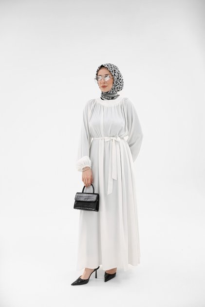 Bahar Dress & Ecru