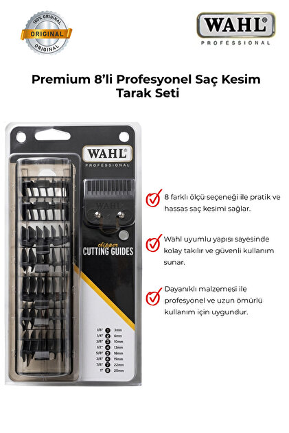 【ひんちゃ】デッドベア３体セット Wahl Premium 8'li Profesyonel Saç Kesim Tarak Seti 3171-600